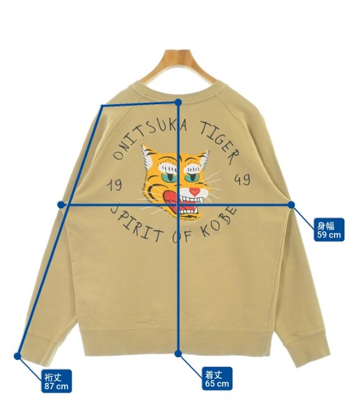 Onitsuka Tiger（オニツカタイガー）スウェット ベージュ サイズ:M メンズ/2200662131045