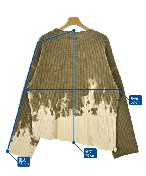 Onitsuka Tiger（オニツカタイガー）ニット・セーター 白 サイズ:L メンズ/2200667679023