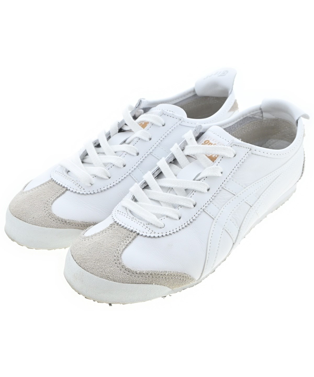最終値下げ✳︎美品 ✳︎オニツカタイガー 白 レザースニーカー Onitsuka Tiger（オニツカタイガー）スニーカー 白 サイズ:25cm