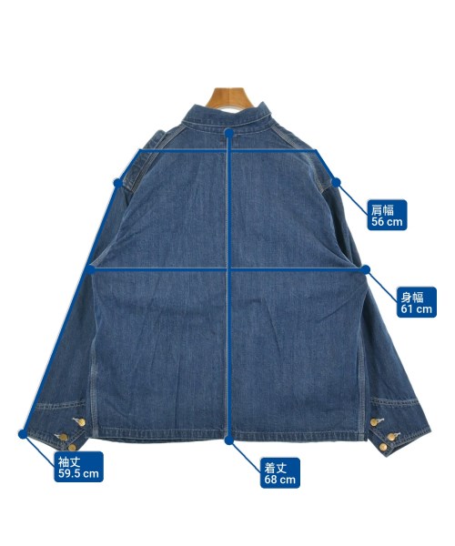 ManhattanPortage（マンハッタンポーテージ）カバーオール 青 サイズ:S メンズ/2200619542016