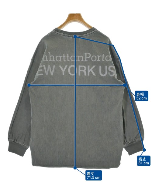 ManhattanPortage（マンハッタンポーテージ）Tシャツ・カットソー グレー サイズ:F レディース/2200673244017