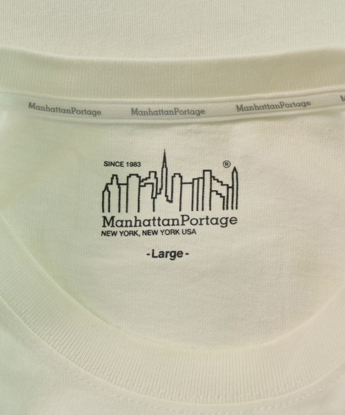ManhattanPortage（マンハッタンポーテージ）Tシャツ・カットソー 白 サイズ:L メンズ/2200665030093