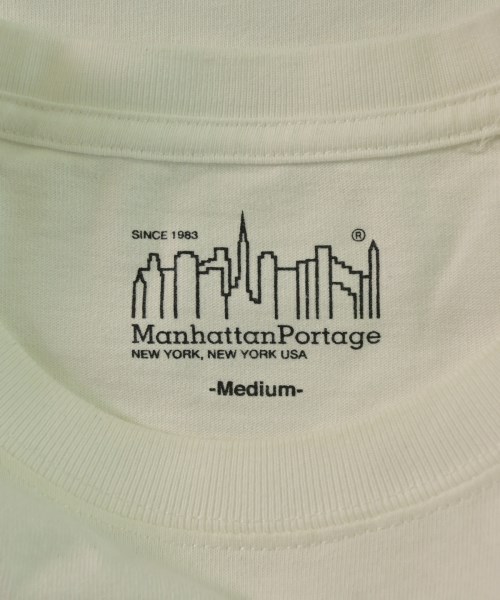 ManhattanPortage（マンハッタンポーテージ）Tシャツ・カットソー 白 サイズ:M メンズ/2200665030109