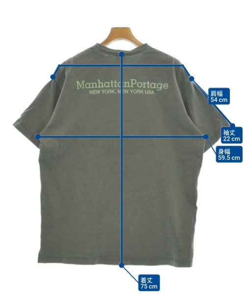 ManhattanPortage（マンハッタンポーテージ）Tシャツ・カットソー グレー サイズ:L メンズ/2200681296077