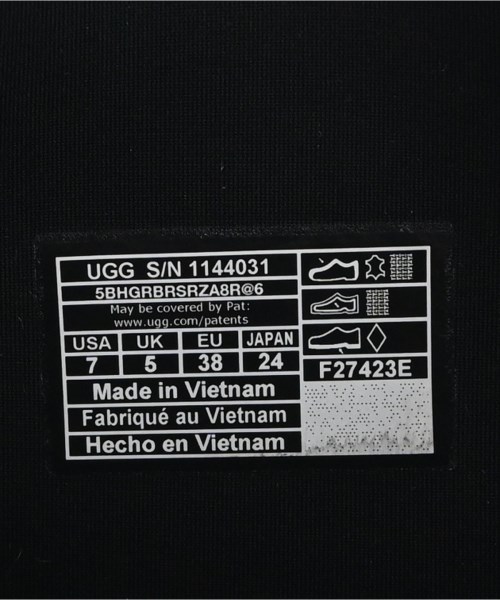 UGG australia（アグオーストラリア）ブーツ 黒 サイズ:24cm レディース/2200642430106