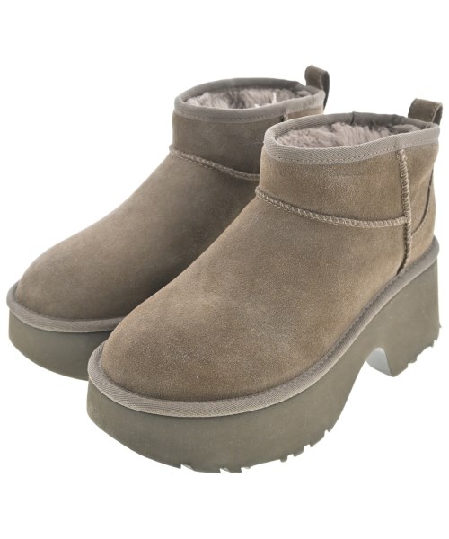 UGG australia(アグオーストラリア)ブーティ 茶 サイズ:24cm/2200631581079