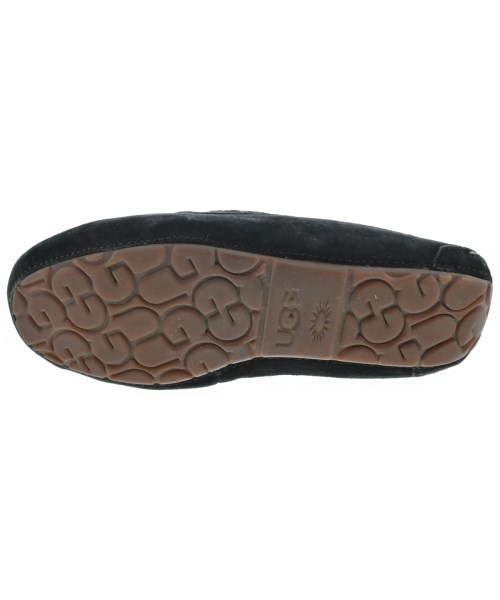 UGG australia（アグオーストラリア）モカシン/デッキシューズ 黒 サイズ:25cm レディース/2200674963559