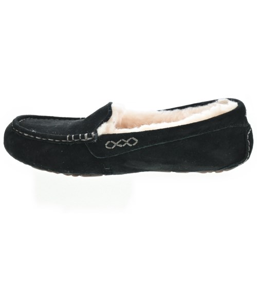 UGG australia（アグオーストラリア）モカシン/デッキシューズ 黒 サイズ:25cm レディース/2200674963559