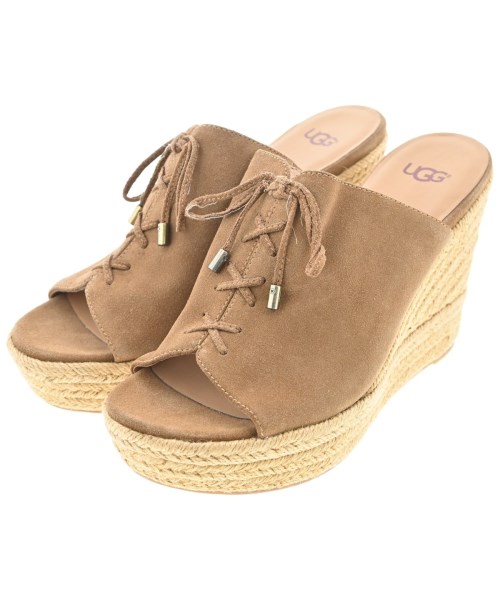 UGG australia(アグオーストラリア)サンダル ベージュ サイズ:US7(24cm位)/2200654305164