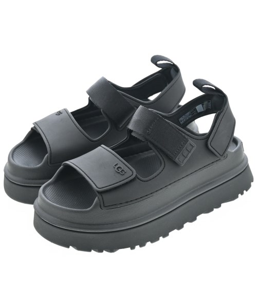 UGG australia(アグオーストラリア)サンダル 黒 サイズ:22cm/2200650889019