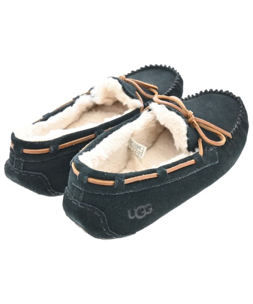UGG australia（アグオーストラリア）モカシン/デッキシューズ 黒 サイズ:25cm レディース/2200642641045