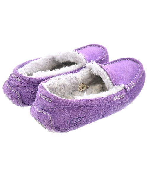 UGG australia（アグオーストラリア）モカシン/デッキシューズ 紫 サイズ:6(23cm位) レディース/2200652428025