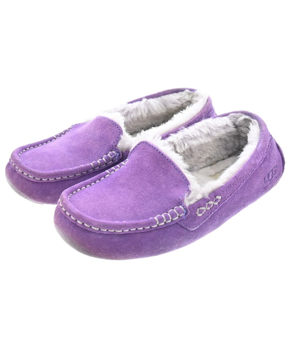 UGG パープル フラットシューズ UGG australia（アグオーストラリア）モカシン/デッキシューズ 紫
