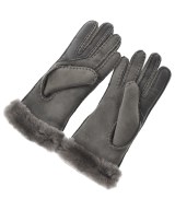 UGG（アグ）手袋 グレー サイズ:S/P レディース/2200663747108