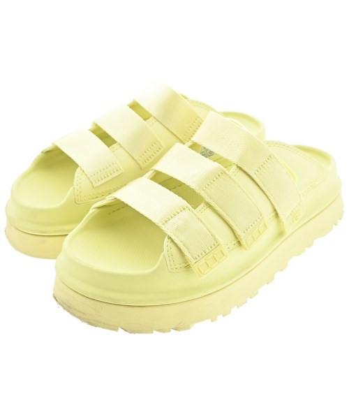UGG australia(アグオーストラリア)サンダル 黄 サイズ:24cm/2200668391016