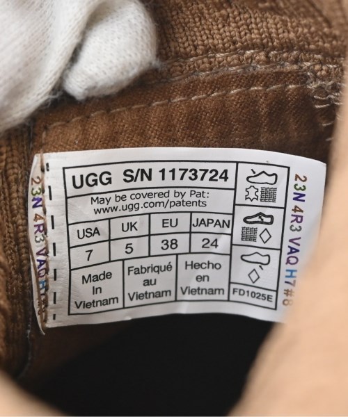 UGG（アグ）ブーツ ベージュ サイズ:24cm レディース/2200723380023