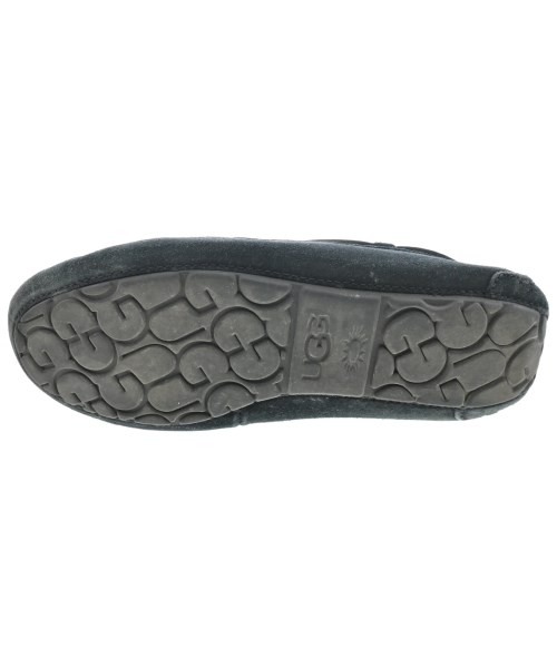 UGG australia（アグオーストラリア）モカシン/デッキシューズ 黒 サイズ:24cm レディース/2200676945096