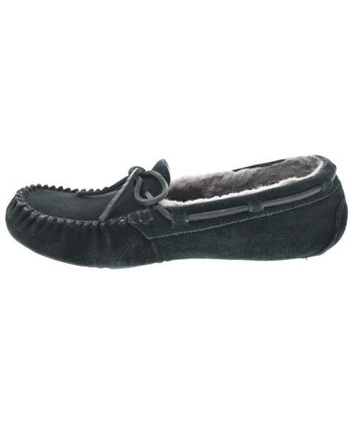 UGG australia（アグオーストラリア）モカシン/デッキシューズ 黒 サイズ:24cm レディース/2200676945096