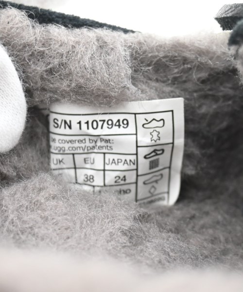 UGG australia（アグオーストラリア）モカシン/デッキシューズ 黒 サイズ:24cm レディース/2200676945096