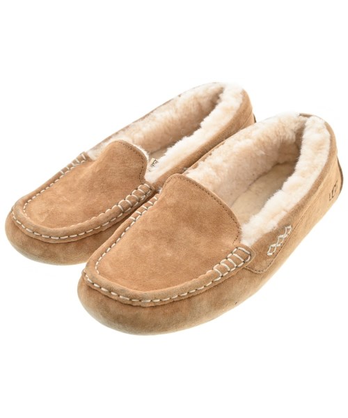 UGG australia(アグオーストラリア)モカシン/デッキシューズ ベージュ サイズ:25cm/2200686051053