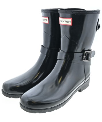 【22cm】HUNTER ハンター レインシューズ スリッポン 防水 黒 楽天市場】ハンター 長靴 メンズ レインブーツ レインシューズ