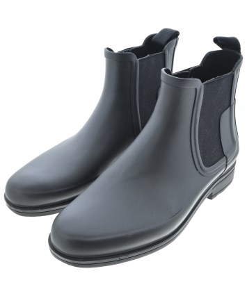 HUNTER（ハンター）レインシューズ 黒 サイズ:UK7(25.5cm位) メンズ
