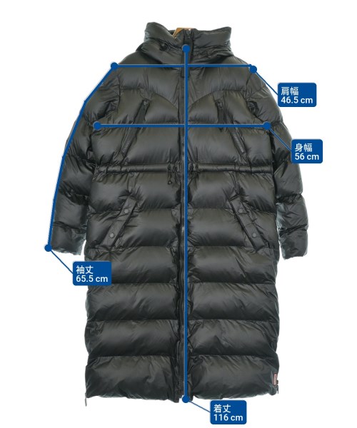 HUNTER（ハンター）ダウンコート 黒 サイズ:M レディース/2200617201014