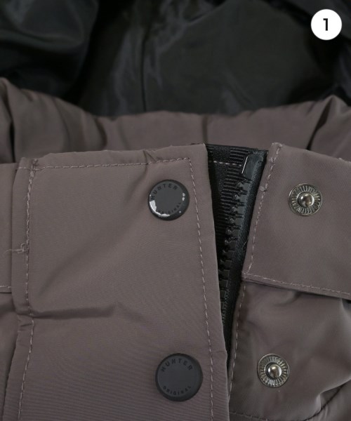 HUNTER（ハンター）ダウンジャケット/ダウンベスト 茶 サイズ:XS レディース/2200618250011