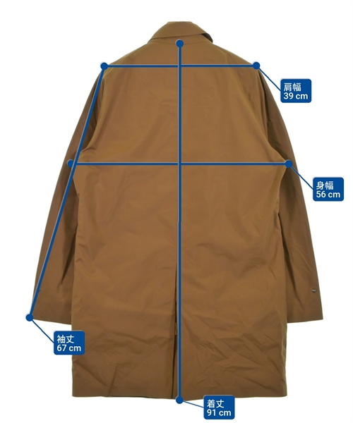 AIGLE（エーグル）ステンカラーコート 茶 サイズ:F レディース/2200607868012