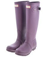 HUNTER（ハンター）レインシューズ 紫 サイズ:UK4(22.5cm位) レディース/2200670827077