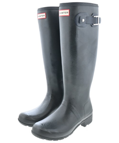 HUNTER(ハンター)レインシューズ 黒 サイズ:UK6(24.5cm位)/2200694400096