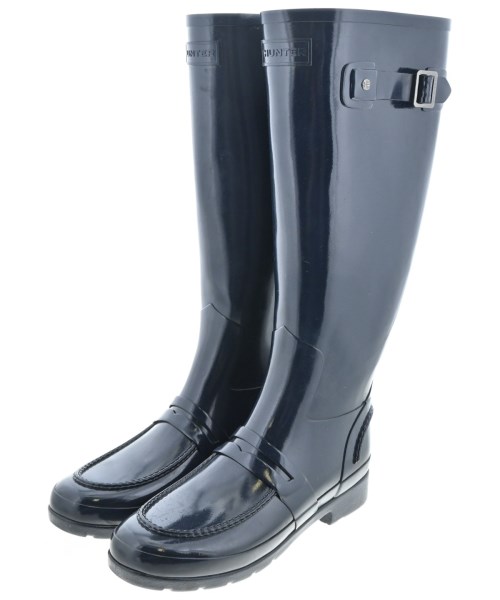 HUNTER(ハンター)レインシューズ 紺 サイズ:UK5(23.5cm位)/2200651926089