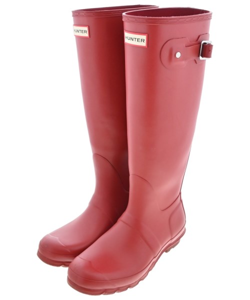 HUNTER(ハンター)レインシューズ 赤 サイズ:UK6(24.5cm位)/2200643067059
