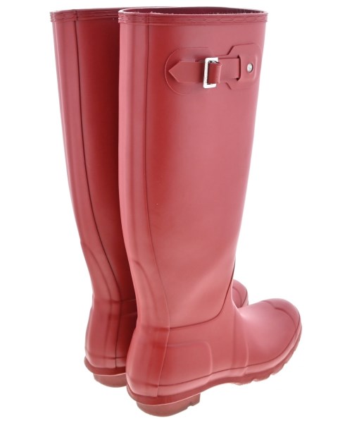 HUNTER（ハンター）レインシューズ 赤 サイズ:UK6(24.5cm位) レディース/2200643067059