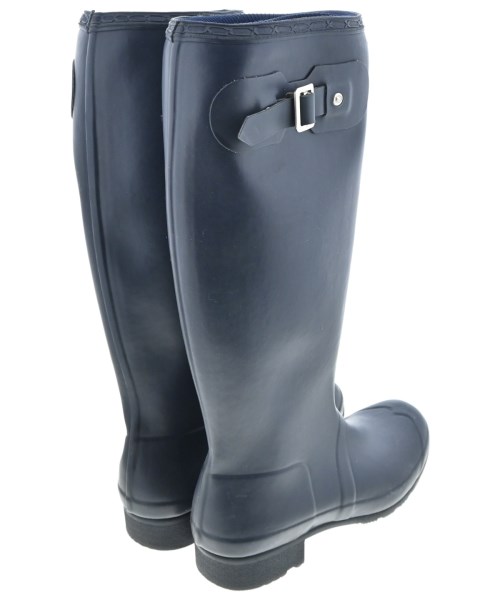 HUNTER（ハンター）レインシューズ 紺 サイズ:UK5(23.5cm位) レディース/2200637563444