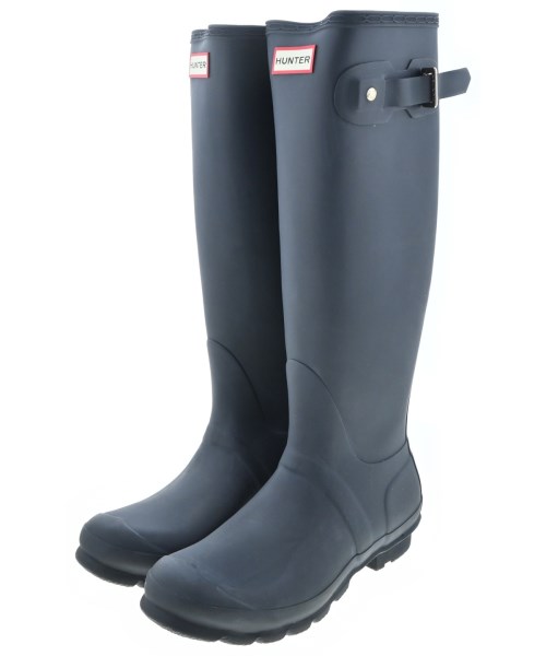 HUNTER(ハンター)レインシューズ 紺 サイズ:UK6(24.5cm位)/2200658007118