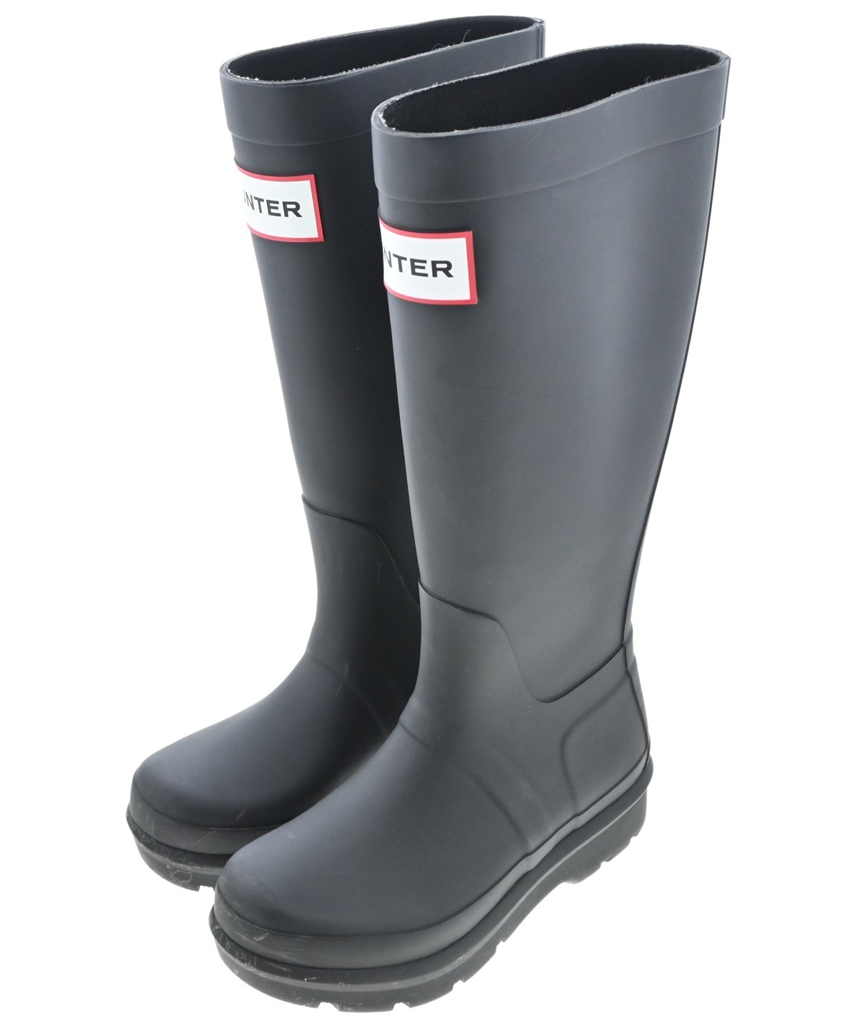HUNTER（ハンター）レインシューズ 黒 サイズ:UK4(22.5cm位