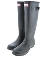 HUNTER（ハンター）レインシューズ 黒 サイズ:UK6(24.5cm位) レディース/2200686051015
