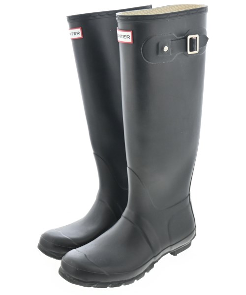 HUNTER(ハンター)レインシューズ 黒 サイズ:UK6(24.5cm位)/2200689559129