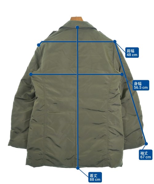 PEUTEREY（ピューテリー）ステンカラーコート カーキ サイズ:M メンズ/2200621535013