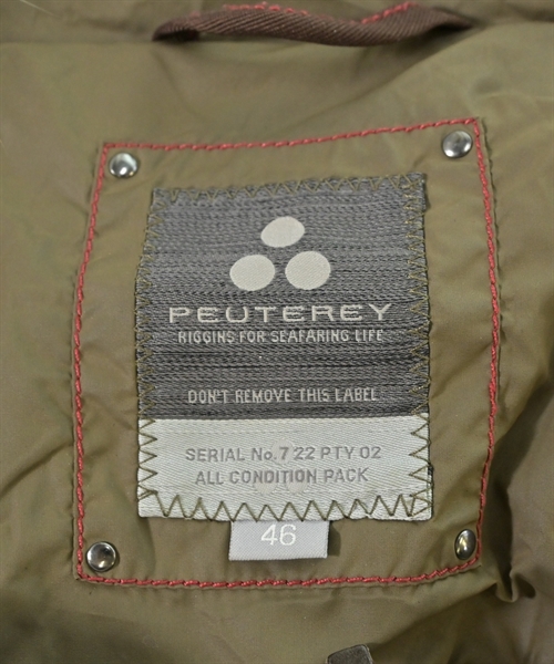 PEUTEREY（ピューテリー）ダウンジャケット/ダウンベスト 茶 サイズ:46(M位) メンズ/2200613629256