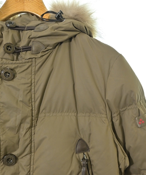 PEUTEREY（ピューテリー）ダウンジャケット/ダウンベスト 茶 サイズ:46(M位) メンズ/2200613629256