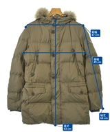 PEUTEREY（ピューテリー）ダウンジャケット/ダウンベスト 茶 サイズ:46(M位) メンズ/2200613629256