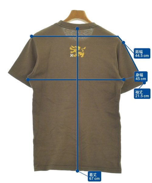 Hurley（ハーレー）Tシャツ・カットソー 茶 サイズ:S メンズ/2200699959025