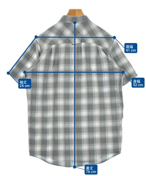 Hurley（ハーレー）カジュアルシャツ グレー サイズ:S メンズ/2200712838184
