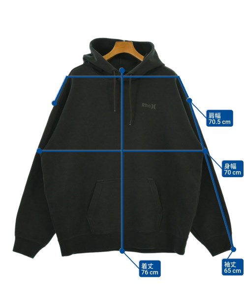 Hurley（ハーレー）パーカー 黒 サイズ:XL メンズ/2200649809011