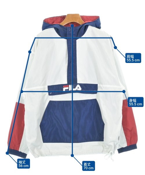 FILA（フィラ）マウンテンパーカー 白 サイズ:M メンズ/2200636598027