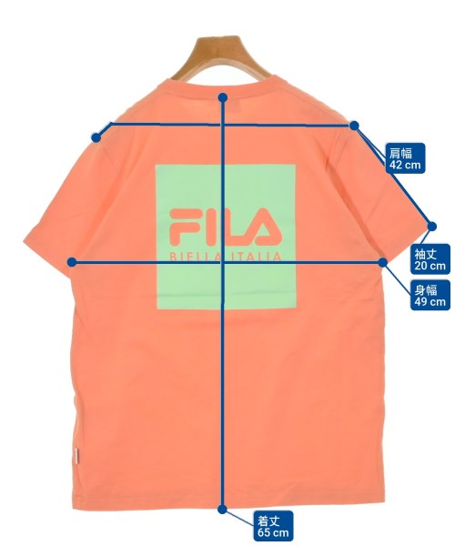 FILA（フィラ）Tシャツ・カットソー オレンジ サイズ:F メンズ/2200636598218