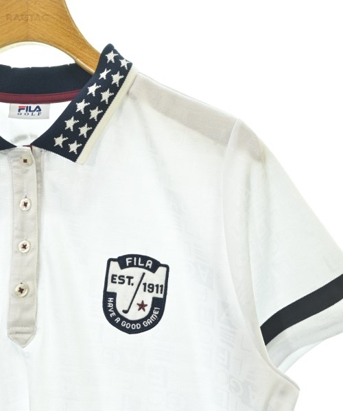FILA（フィラ）ポロシャツ 白 サイズ:4L メンズ/2200609177013