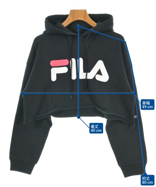 FILA（フィラ）パーカー 黒 サイズ:M レディース/2200675510073
